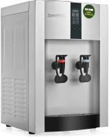 Кулер для воды Aqua Work 16-T/EN-ST серебро компрессорный с системой турбонагрева картинки