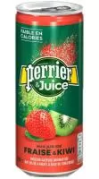 Вода «Perrier / Перье» 0.25 литра, газ, клубника/киви, ж/б, 4 шт. в уп. картинки